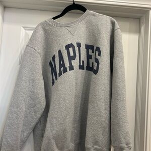 Brandy Melville Gray Naples Sweatshirt